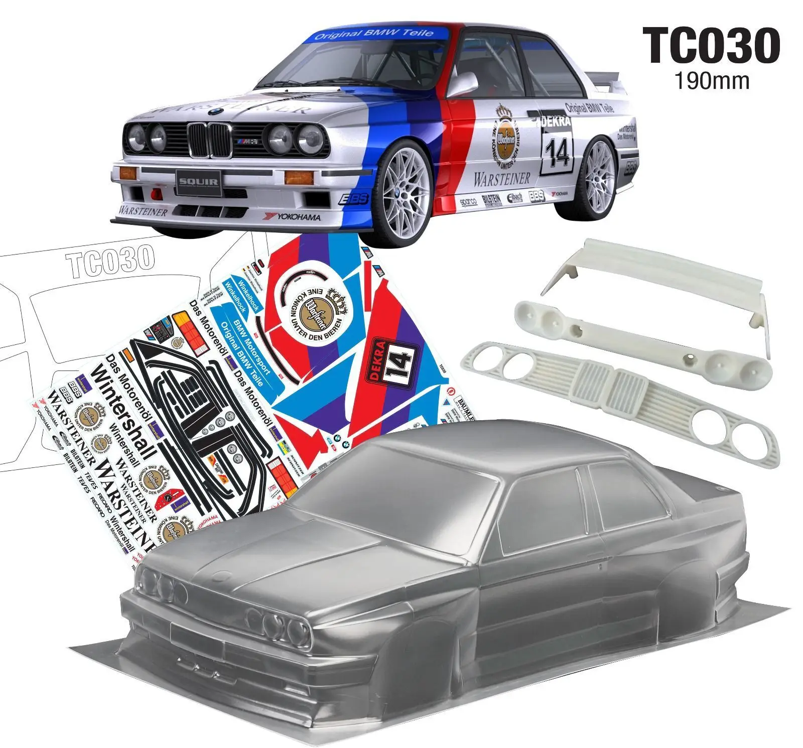 1/10 масштаб Onroad гоночный Дрифт bwmm m3 E30 прозрачный корпус автомобиля для GT2 RS4 HPI KYOSHO