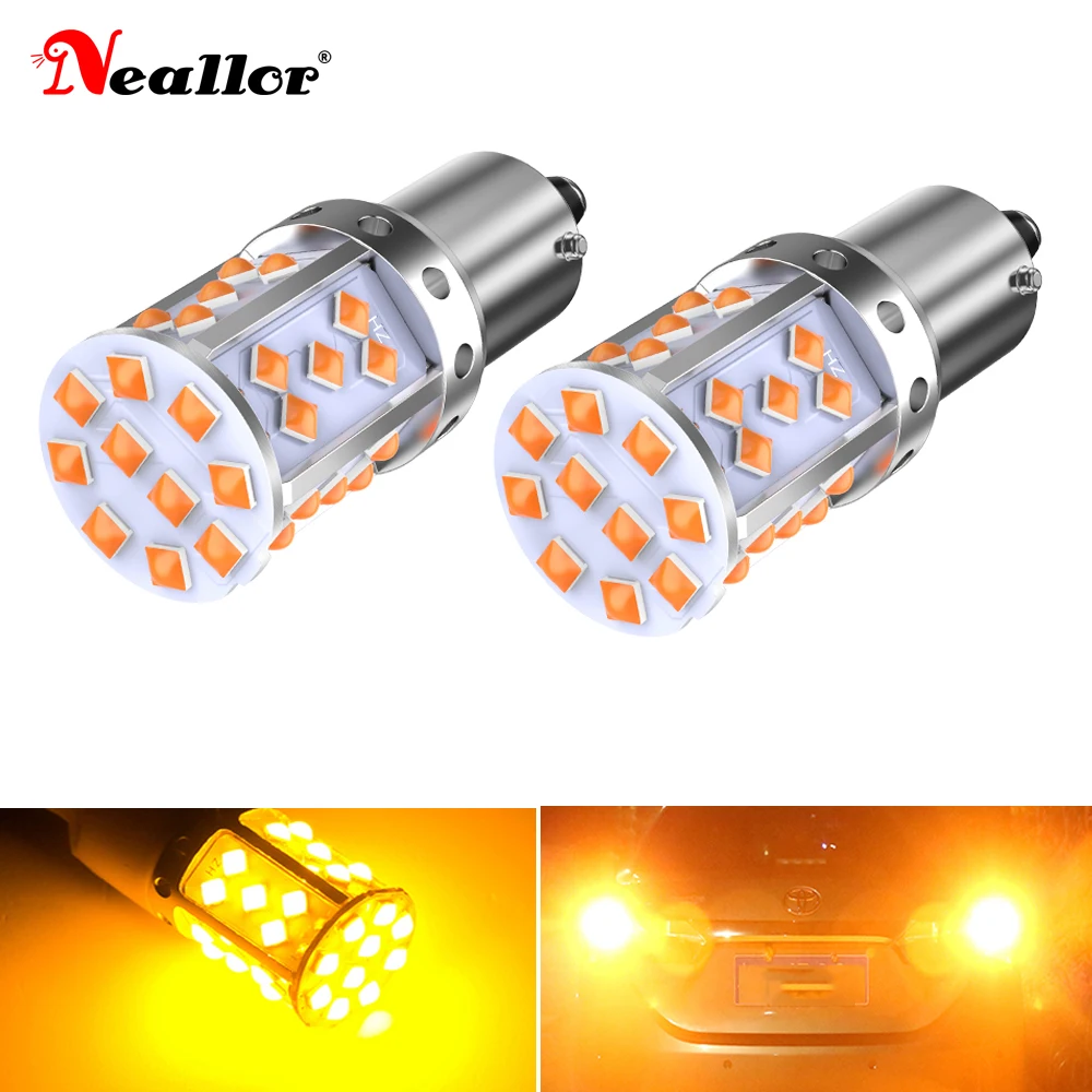 2PCS P21W LED 1156 BA15S PY21W BAU15S 3030 35SMD Bulb Canbus Free T20 7440 W21W LED Lamp For Car Turn Signal Light Amber Diode
2PCS P21W LED 1156 BA15S PY21W BAU15S 3030 35SMD Bulb Canbus Free T20 7440 W21W LED Lamp For Car Turn Signal Light Amber Diode
