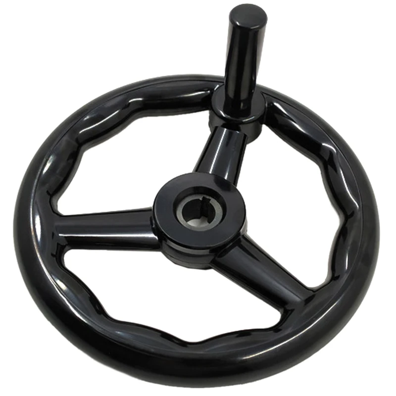 Milling Machine Lathe Round Ripple 3-Spoke Hand Wheel with Removable Handle for Lathe Milling Grinder Lathe Tool Parts
Milling Machine Lathe Round Ripple 3-Spoke Hand Wheel with Removable Handle for Lathe Milling Grinder Lathe Tool Parts