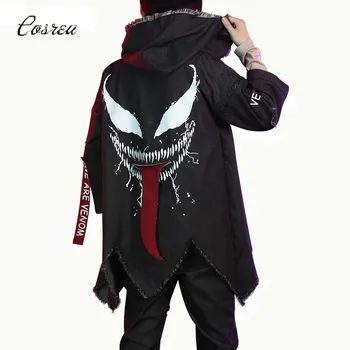 Venom Hoodie Sweatshirts Superhero Anime Cool Black Autumn Winter Men Denim Tops Plus Hoody Long Denim Jacket
Venom Hoodie Sweatshirts Superhero Anime Cool Black Autumn Winter Men Denim Tops Plus Hoody Long Denim Jacket