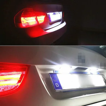 1Pair 2pcs 18SMD Mini 18 LED License Plate Light 6000K White Lighting For Touran Golf Passat Caddy T5 
1Pair 2pcs 18SMD Mini 18 LED License Plate Light 6000K White Lighting For Touran Golf Passat Caddy T5