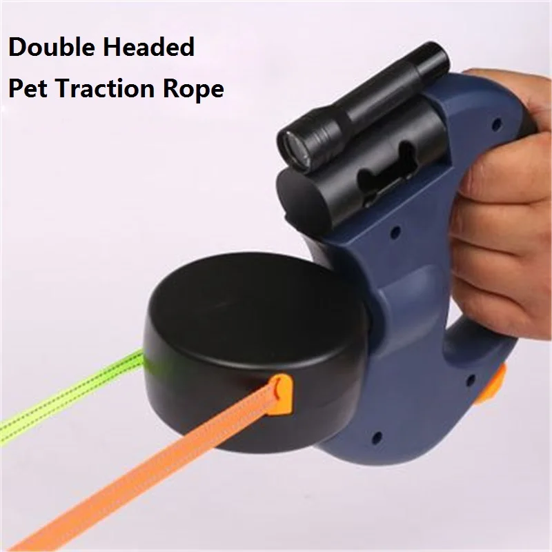 Double Headed Pet Traction Rope Pet Extendable Hand Hold Dog Rope With LED Light Nylon Reflective Strip 360 ° rotation Dog Rope
Double Headed Pet Traction Rope Pet Extendable Hand Hold Dog Rope With LED Light Nylon Reflective Strip 360 ° rotation Dog Rope