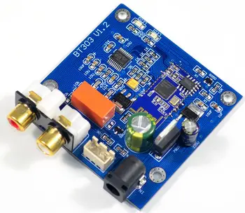 CSR QCC3003 Bluetooth 5.0 module DAC PCM5102 board Support A2DP, AVRCP, HFP, AAC, I2S
CSR QCC3003 Bluetooth 5.0 module DAC PCM5102 board Support A2DP, AVRCP, HFP, AAC, I2S