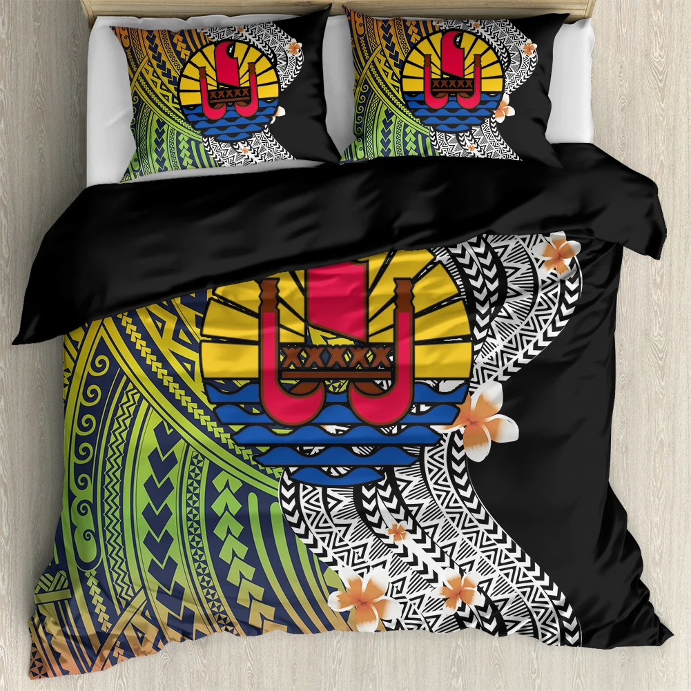 Comfort Bedding Sets Tahiti Plumeria Polynesian Tribal Pattern Bed Duvet Cover & Pillowcases Set Quilt Cover Home Decoration
Comfort Bedding Sets Tahiti Plumeria Polynesian Tribal Pattern Bed Duvet Cover & Pillowcases Set Quilt Cover Home Decoration