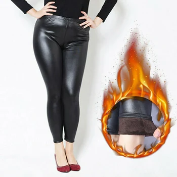 Newest Plus Size Women PU Leather Leggings Stretch Pants Fleece Thermals Trousers for Winter Outdoor XL- 6XL
Newest Plus Size Women PU Leather Leggings Stretch Pants Fleece Thermals Trousers for Winter Outdoor XL- 6XL