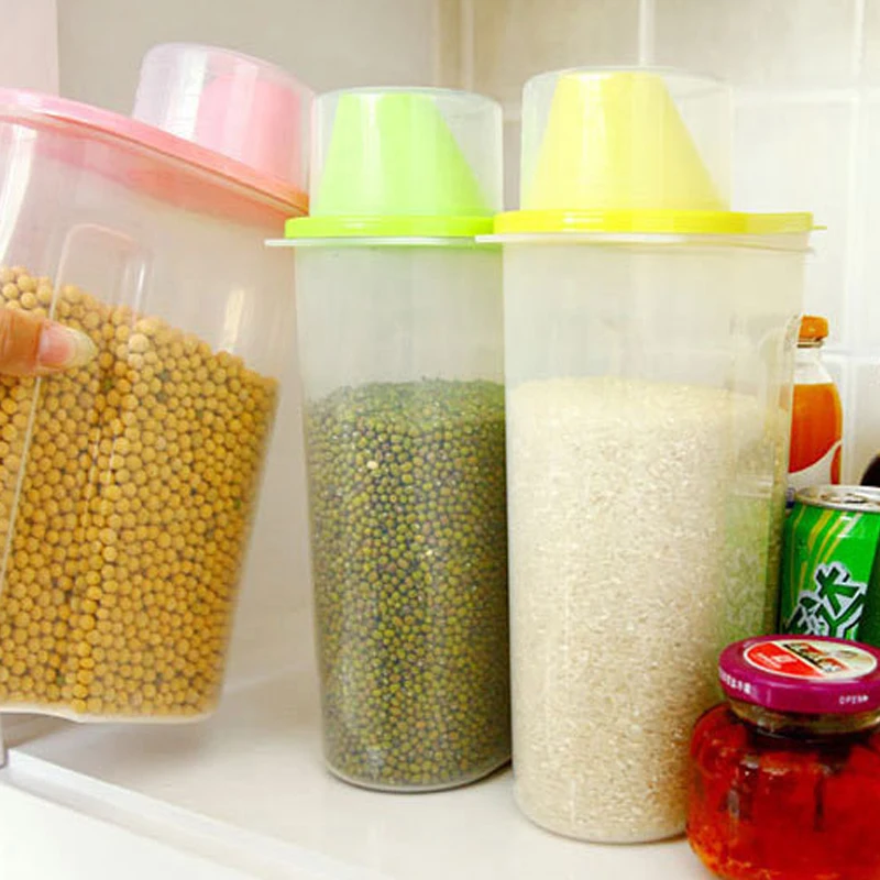 Kitchen Cereal Dispenser Storage Box Kitchen Food Grain Rice Container Kitchen flour grain storage Home Storage Box Plastic
Kitchen Cereal Dispenser Storage Box Kitchen Food Grain Rice Container Kitchen flour grain storage Home Storage Box Plastic