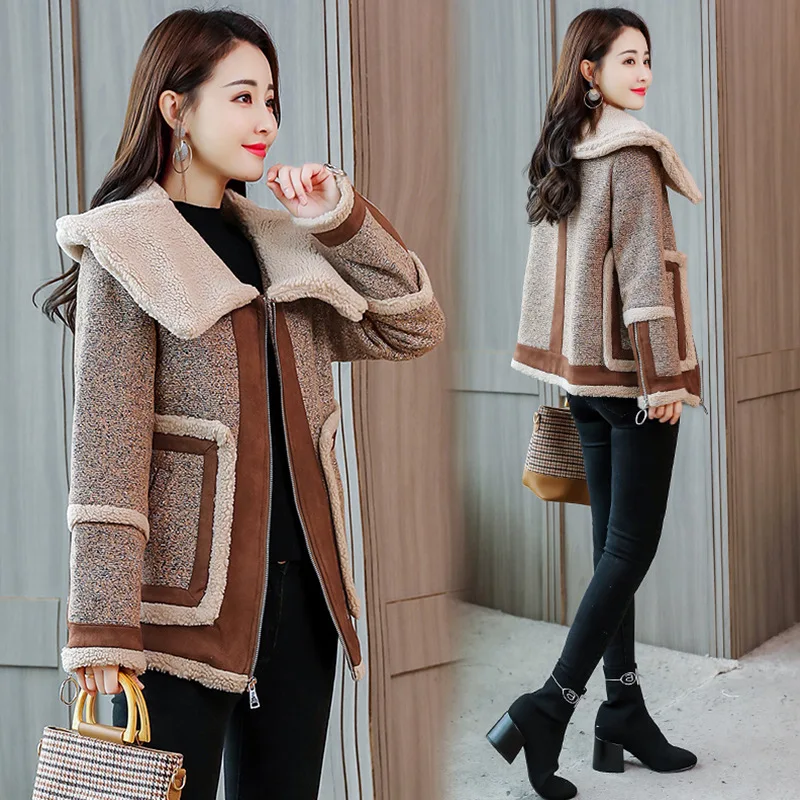 Woolen Jacket Women's 2018 Winter New Style Korean-style Loose-Fit Slimming Thick Duffle Coat Short Thick Woolen Jacket Fashion 
Woolen Jacket Women's 2018 Winter New Style Korean-style Loose-Fit Slimming Thick Duffle Coat Short Thick Woolen Jacket Fashion