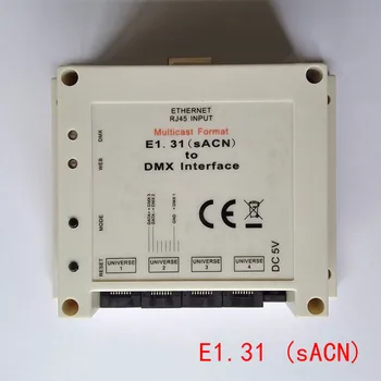E1.31 to DMX512 computer controller instead of USB to DMX, suitable for Madrix, MagicQ
E1.31 to DMX512 computer controller instead of USB to DMX, suitable for Madrix, MagicQ