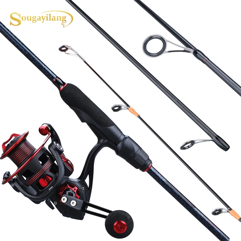 Sougayilang Portable 5Sections Fishing Rod Combo1.8-2.4M Carbon Fiber Spinning Fishing Rod with 12+1BB Spinning Fishing Reel Set
Sougayilang Portable 5Sections Fishing Rod Combo1.8-2.4M Carbon Fiber Spinning Fishing Rod with 12+1BB Spinning Fishing Reel Set