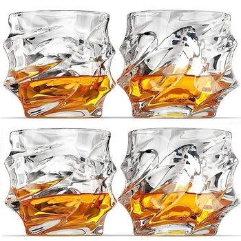 Set of 4 Clear Crystal Whiskey Glass Glassware for Whiskey Beer Drinking Cup Wine Glass 320ml
Set of 4 Clear Crystal Whiskey Glass Glassware for Whiskey Beer Drinking Cup Wine Glass 320ml