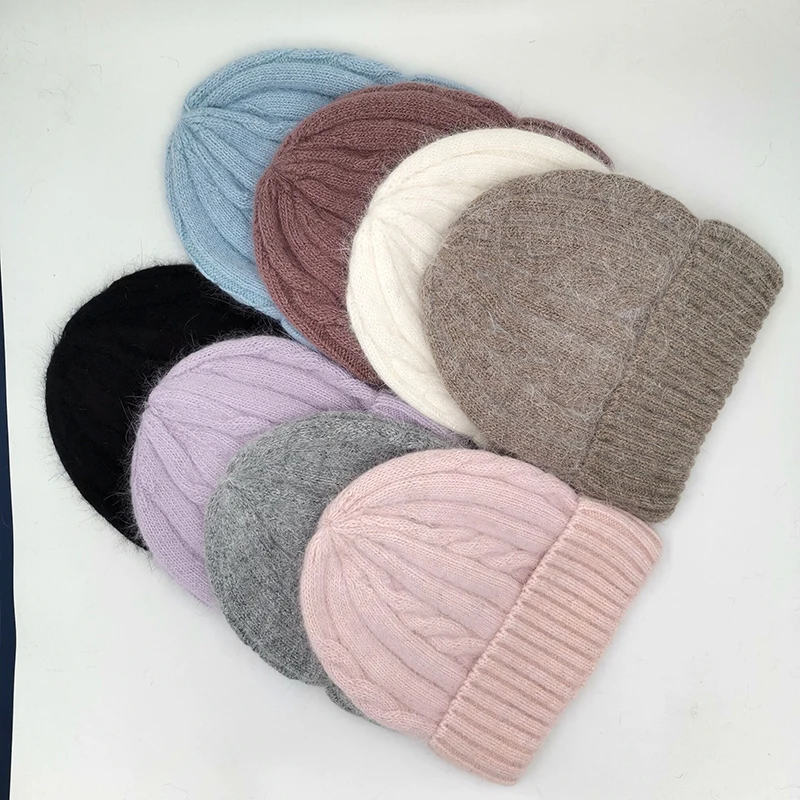 new simple Rabbit fur Beanie Hat for Women Winter Skullies Warm wool Cap Gorros Female Cap Women knitted Winter Hat
new simple Rabbit fur Beanie Hat for Women Winter Skullies Warm wool Cap Gorros Female Cap Women knitted Winter Hat