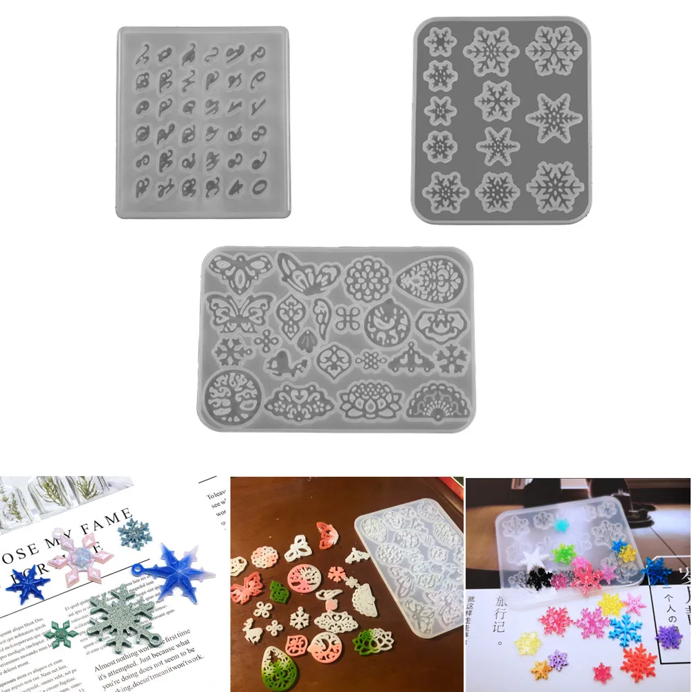 3Style Butterfly Snowflake Symbol Silicone Casting Epoxy Molds Set UV Epoxy Resin Mould For DIY Jewelry Making Findings Supplies
3Style Butterfly Snowflake Symbol Silicone Casting Epoxy Molds Set UV Epoxy Resin Mould For DIY Jewelry Making Findings Supplies