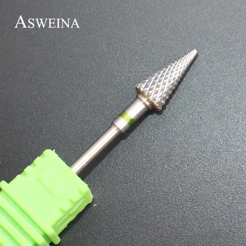 ASWEINA Carbide Cone Nail Drill Bit Electric Manicure Machine Nail Rotaty Burr Cuticle Pusher Nail File Polished Gel Tools
ASWEINA Carbide Cone Nail Drill Bit Electric Manicure Machine Nail Rotaty Burr Cuticle Pusher Nail File Polished Gel Tools