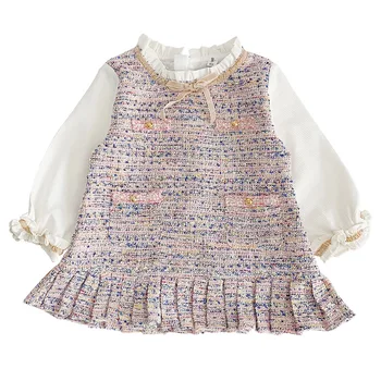 WLG girls princess dresses kids autumn patchwork ruffle cute dress baby girl party clothes 1-5 years
WLG girls princess dresses kids autumn patchwork ruffle cute dress baby girl party clothes 1-5 years