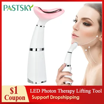 3 Colors Led Facial Neck Lifting Tool LED Photon Therapy Vibration Heating Face Neck Anti-Wrinkle Reduce Double Chin Massager
3 Colors Led Facial Neck Lifting Tool LED Photon Therapy Vibration Heating Face Neck Anti-Wrinkle Reduce Double Chin Massager