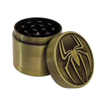New Spider Tobacco Grinder Smoke Weed Grinder 4-layer Metal Smoker 40mm 4 Layer Bronze Color Grinders Weed Accessories
New Spider Tobacco Grinder Smoke Weed Grinder 4-layer Metal Smoker 40mm 4 Layer Bronze Color Grinders Weed Accessories