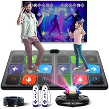 BLAVOR PEVA Double User Dance Mat with Two Wireless Handle Controllers Motion Sensing Game Non-Slip Massage Yoga Pads for TV
BLAVOR PEVA Double User Dance Mat with Two Wireless Handle Controllers Motion Sensing Game Non-Slip Massage Yoga Pads for TV