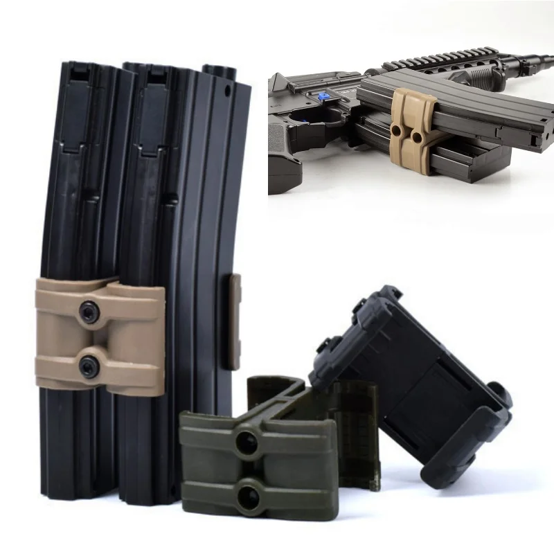 Tactical Rifle Gun Magazine Parallel Connector M4 MAG595 AK AR15 Airsoft Hunting Accessories Military Mag Coupler Clip Holder
Tactical Rifle Gun Magazine Parallel Connector M4 MAG595 AK AR15 Airsoft Hunting Accessories Military Mag Coupler Clip Holder