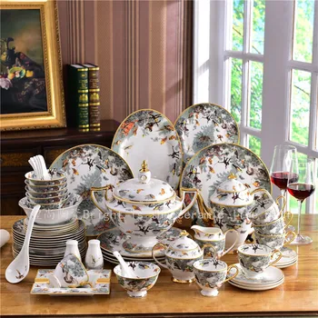 2019 bone china animal tableware set porcelain Equatorial jungle dinnerware set plates set 58pcs for Christmas gift
2019 bone china animal tableware set porcelain Equatorial jungle dinnerware set plates set 58pcs for Christmas gift