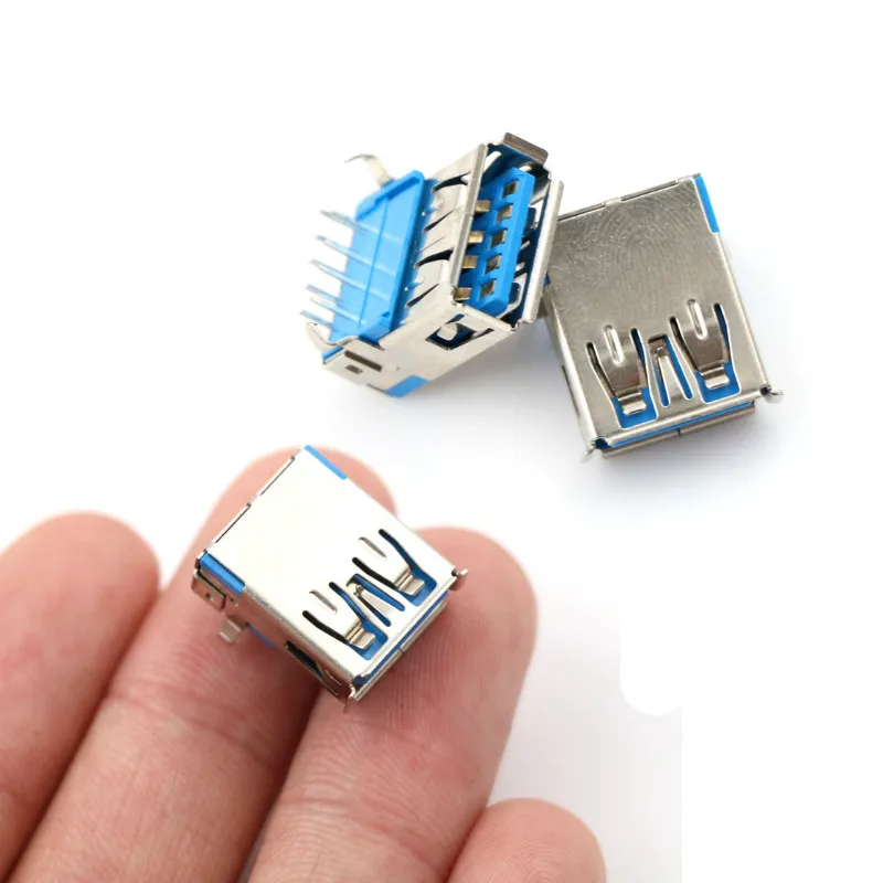 5 Pcs USB 3.0 Type DIP Type A Female Right Angle 9 Pin DIP Socket Connector 90 degrees
5 Pcs USB 3.0 Type DIP Type A Female Right Angle 9 Pin DIP Socket Connector 90 degrees