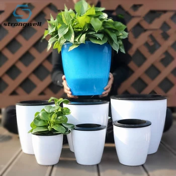 Strongwell Top Quality Plastic Flower Pots Double Layer Hydroponics Home Garden Decoration Crafts Green Plants Flowerpots
Strongwell Top Quality Plastic Flower Pots Double Layer Hydroponics Home Garden Decoration Crafts Green Plants Flowerpots