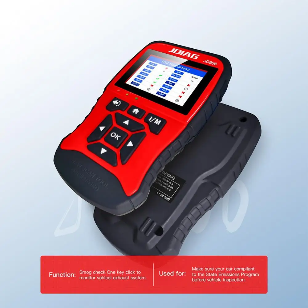 Professional Obd2 Automotive scanner JDiag JD906 Full System with Russian Language Upgraded Code Reader OBD2 Scanner JD906 KW850
Professional Obd2 Automotive scanner JDiag JD906 Full System with Russian Language Upgraded Code Reader OBD2 Scanner JD906 KW850