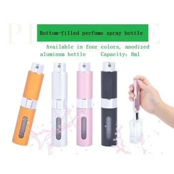 Mini 8ML Perfume Refillable Bottle Spray Bottle Aluminum Spray Atomizer Portable Travel makeup Cosmetic Container Perfume Bottle
Mini 8ML Perfume Refillable Bottle Spray Bottle Aluminum Spray Atomizer Portable Travel makeup Cosmetic Container Perfume Bottle