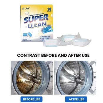 1/6/8/12/28pcs Washing Machine Cleaner Descaler Washer Cleaning Detergent Effervescent Laundry Tablet Washer Cleaner For Washing
1/6/8/12/28pcs Washing Machine Cleaner Descaler Washer Cleaning Detergent Effervescent Laundry Tablet Washer Cleaner For Washing