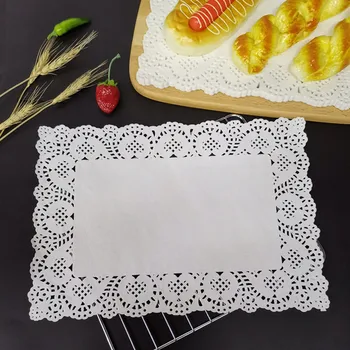 140 Pcs/Set Rectangular Flower Bottom Lace Paper Kitchen Oil-Absorbing Disposable Snack Bread Cake Pad Papers
140 Pcs/Set Rectangular Flower Bottom Lace Paper Kitchen Oil-Absorbing Disposable Snack Bread Cake Pad Papers