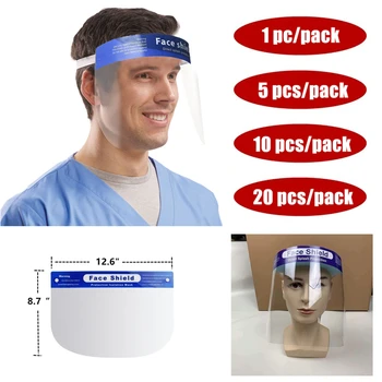 Full Face Shield Protective Safety Face Shield Mask Face Protective Adjustable Transparent Face Shield
Full Face Shield Protective Safety Face Shield Mask Face Protective Adjustable Transparent Face Shield
