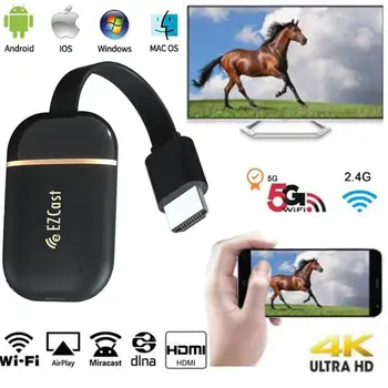 

Wireless HDMI wifi display Receiver HDTV Dongle 5G 2.4G mirror screen 4K 1080P Miracast Android tv stick Airplay Media Streamers