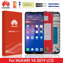 Ensemble écran tactile LCD avec châssis, pour Huawei Y6 Prime 2019 Y6 Pro 2019 Y6 2019 MRD-LX1f=