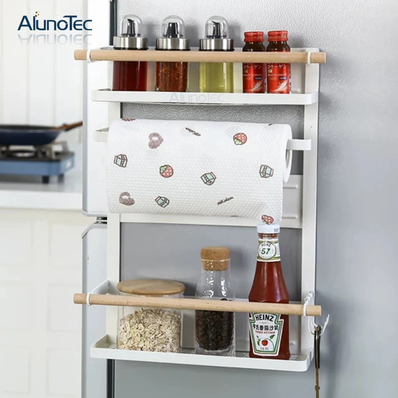 Kitchen Magnetic Fridge Storage Holder Roll Paper Towel Bag Shelf Refrigeration Rack
Kitchen Magnetic Fridge Storage Holder Roll Paper Towel Bag Shelf Refrigeration Rack
