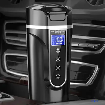 450ml 12V/24V Portable Car Heating Cup LCD Display Vehicle Electric Kettle Coffee Tea Milk Heated Traveling Heating Cup Car Mug
450ml 12V/24V Portable Car Heating Cup LCD Display Vehicle Electric Kettle Coffee Tea Milk Heated Traveling Heating Cup Car Mug