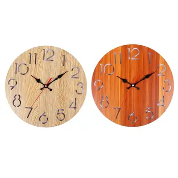 Europe Sytle Retro Wall Clock Hanging Circular Wood Bedroom Home Bar Decor Digital Pointer Clock
Europe Sytle Retro Wall Clock Hanging Circular Wood Bedroom Home Bar Decor Digital Pointer Clock