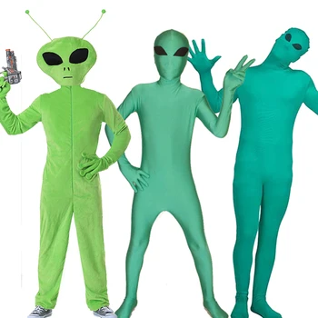 100cm-185cm Halloween Adults Children Green Alien ET Cosplay Costumes Party Anime Space Aliens Cos Jumpsuits Bodycon Tights
100cm-185cm Halloween Adults Children Green Alien ET Cosplay Costumes Party Anime Space Aliens Cos Jumpsuits Bodycon Tights