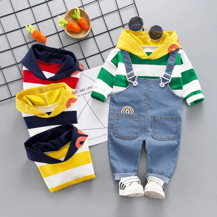 Baby Boys Clothing Set Autumn Children's Stripe Shirt+Overall 2PCS Pants Suit Kids Christmas Gift Clothes Set 1-4T
Baby Boys Clothing Set Autumn Children's Stripe Shirt+Overall 2PCS Pants Suit Kids Christmas Gift Clothes Set 1-4T