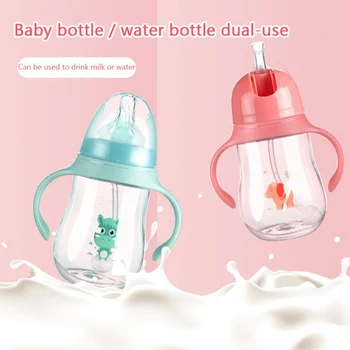 New Baby bottles Feeding Bottle Wide-Caliber Multifunctional Drinking Cups Drinking Milk Drinking Water Dual-use Bottle BPA Free
New Baby bottles Feeding Bottle Wide-Caliber Multifunctional Drinking Cups Drinking Milk Drinking Water Dual-use Bottle BPA Free