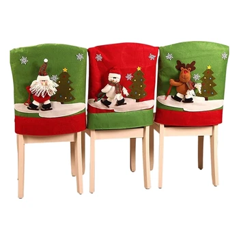 Christmas Chair Cover,Christmas Chairs Back Cover Set of 3,for Christmas Decor Dinner Table Party Home Decor
Christmas Chair Cover,Christmas Chairs Back Cover Set of 3,for Christmas Decor Dinner Table Party Home Decor
