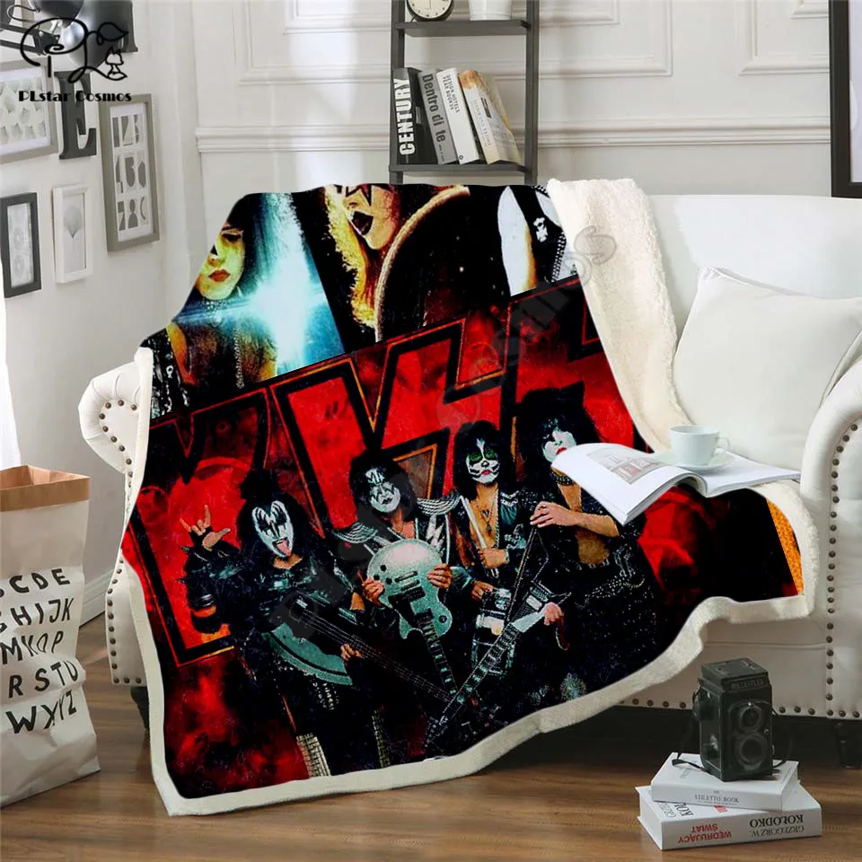 Classic KISS Sherpa 3D printed Sherpa Blanket on Bed Home Textiles Dreamlike HOME ACCESSORIES 02
Classic KISS Sherpa 3D printed Sherpa Blanket on Bed Home Textiles Dreamlike HOME ACCESSORIES 02