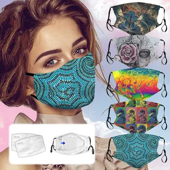 Reusable Masks Adult With 2PCS Filter Woman Face Mask Washable Mouth Mask Fabric Mouth Caps Adult Flower Masks Unisex mondmasker
Reusable Masks Adult With 2PCS Filter Woman Face Mask Washable Mouth Mask Fabric Mouth Caps Adult Flower Masks Unisex mondmasker