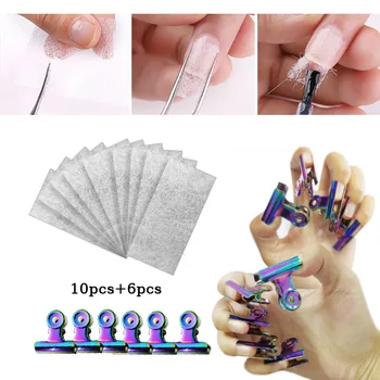 10pcs/pack Nail Art Fiberglass Non-woven Silk Wrap Extension Building Nail Form with 6pcs/set French Acrylic Clips Manicure Tool
10pcs/pack Nail Art Fiberglass Non-woven Silk Wrap Extension Building Nail Form with 6pcs/set French Acrylic Clips Manicure Tool