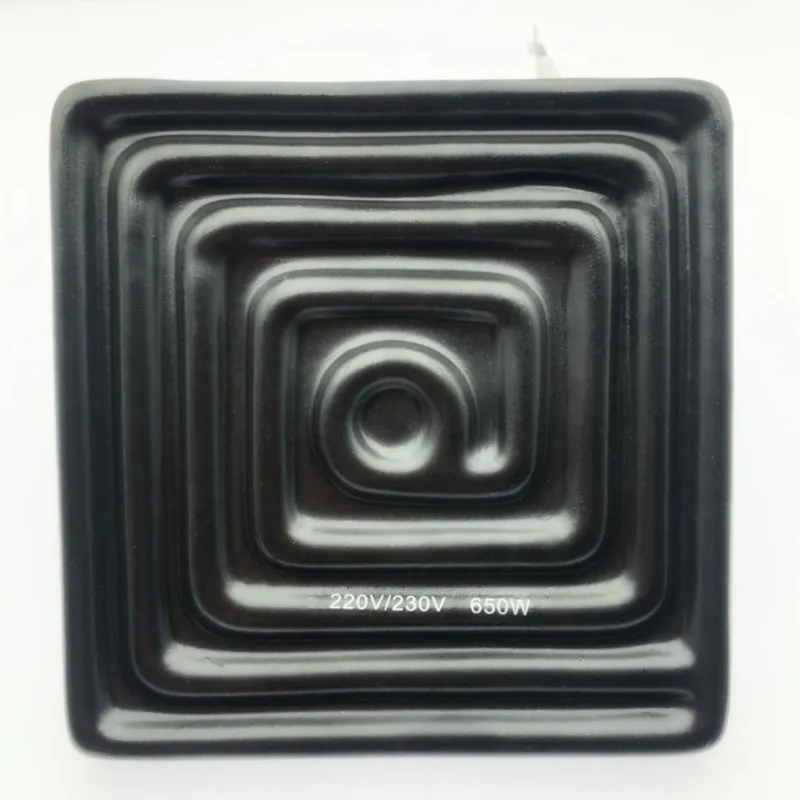 Фото Встраиваемая инфракрасная керамическая нагревательная пластина блистерная