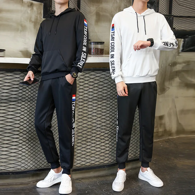 Pullover Hoodie Set Casual Korean-style Men Autumn And Winter Men's Hoodie Handsome Two-Piece Set Fashion 668
Pullover Hoodie Set Casual Korean-style Men Autumn And Winter Men's Hoodie Handsome Two-Piece Set Fashion 668