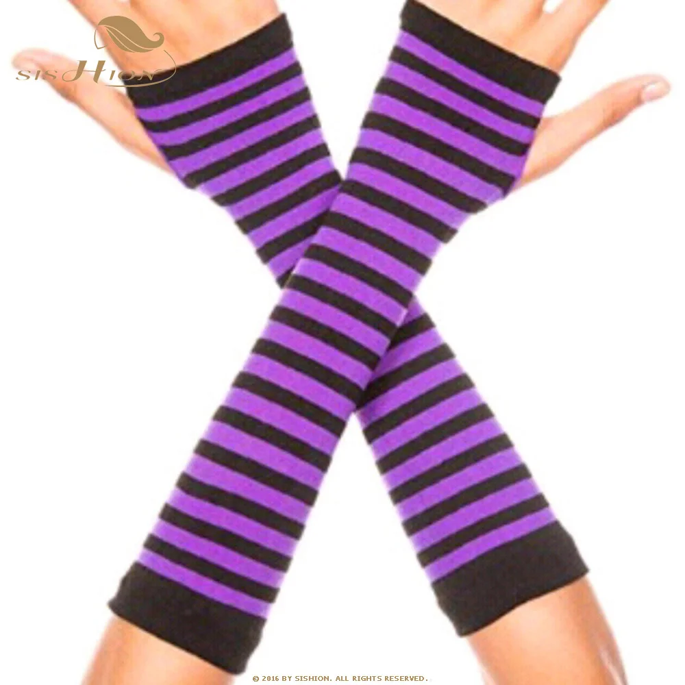 SISHION Autumn Wrist Arm Hand Arm Warmers Knitted Fingerless Gloves Long Sleeve soft striped Elbow Gloves SP0527
SISHION Autumn Wrist Arm Hand Arm Warmers Knitted Fingerless Gloves Long Sleeve soft striped Elbow Gloves SP0527
