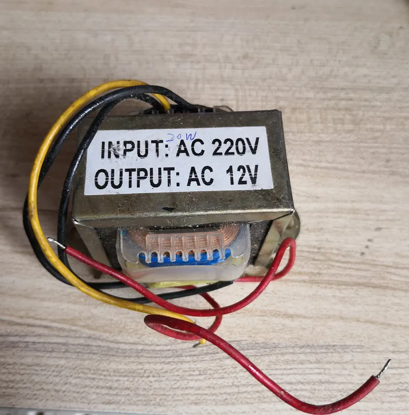 AC 220V вход, AC выход, центр крана 12V Мощность частоты AC Трансформатор 20W
AC 220V вход, AC выход, центр крана 12V Мощность частоты AC Трансформатор 20W