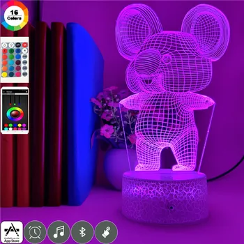 App Control Cartoon Cute Koala Bear Nightlight 3D Led USB Touch Switch Acrylic 7 Colors Gradient Atmosphere Lamps Lighting
App Control Cartoon Cute Koala Bear Nightlight 3D Led USB Touch Switch Acrylic 7 Colors Gradient Atmosphere Lamps Lighting