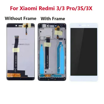 For Xiaomi Redmi 3/3 Pro/3S/3X LCD Display Touch Screen Digitizer +Frame 5" Redmi 3 3S LCD Digiziter Aseembly
For Xiaomi Redmi 3/3 Pro/3S/3X LCD Display Touch Screen Digitizer +Frame 5" Redmi 3 3S LCD Digiziter Aseembly