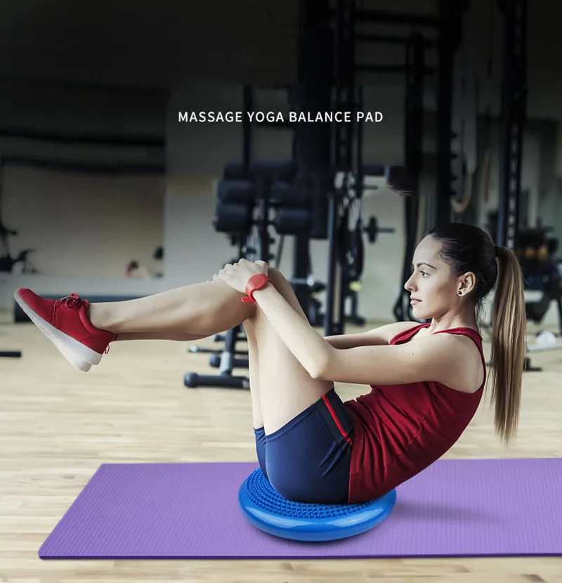 PVC Inflatable Yoga Massage Ball Fitness Yoga Balancing Ball Pad Training Cushion Stability Exercise Point Massage Mat Ball Dish
PVC Inflatable Yoga Massage Ball Fitness Yoga Balancing Ball Pad Training Cushion Stability Exercise Point Massage Mat Ball Dish