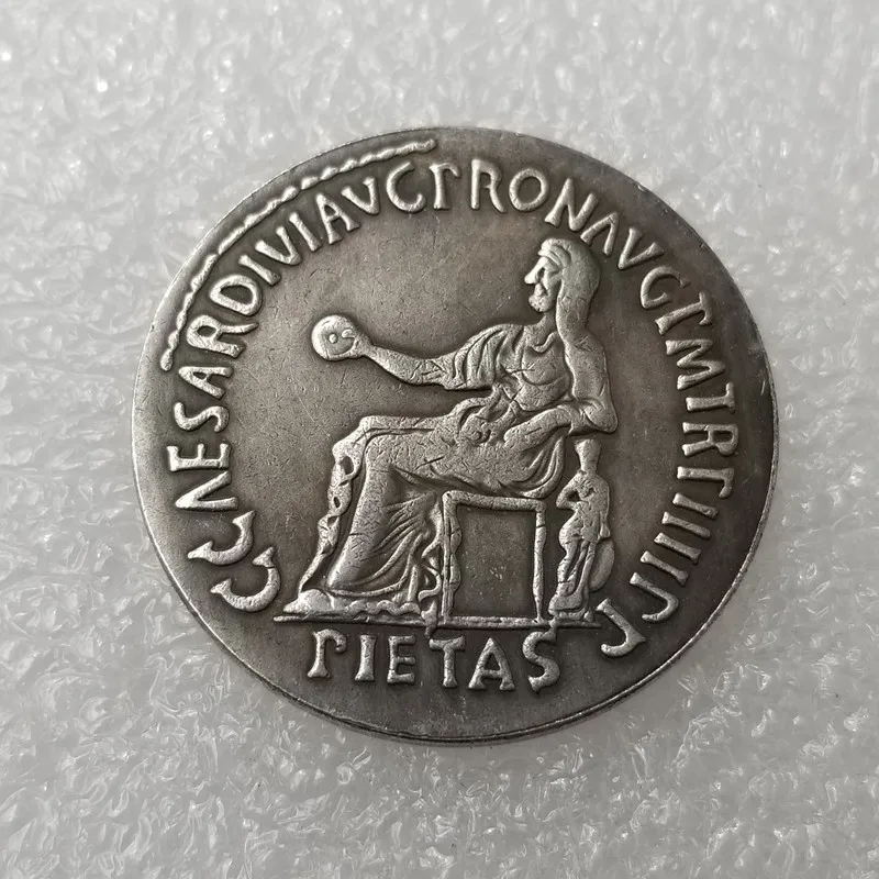 Rome Brass Silver Plated COIN COPY Type Commemorative Coin for Collection Coin Bedge Gift
Rome Brass Silver Plated COIN COPY Type Commemorative Coin for Collection Coin Bedge Gift